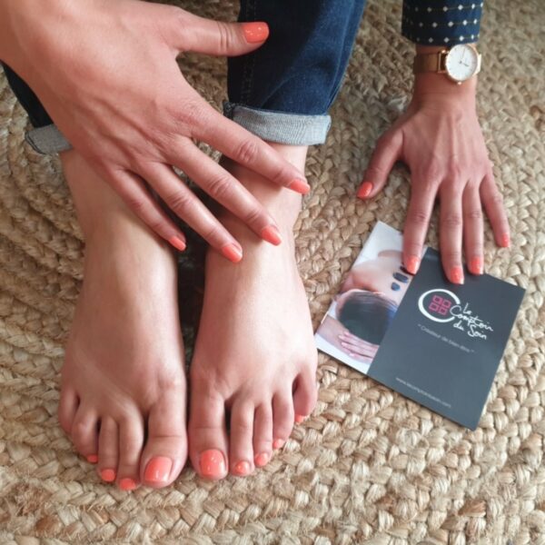 Vernis semi-permanent mains ou pieds avec dépose